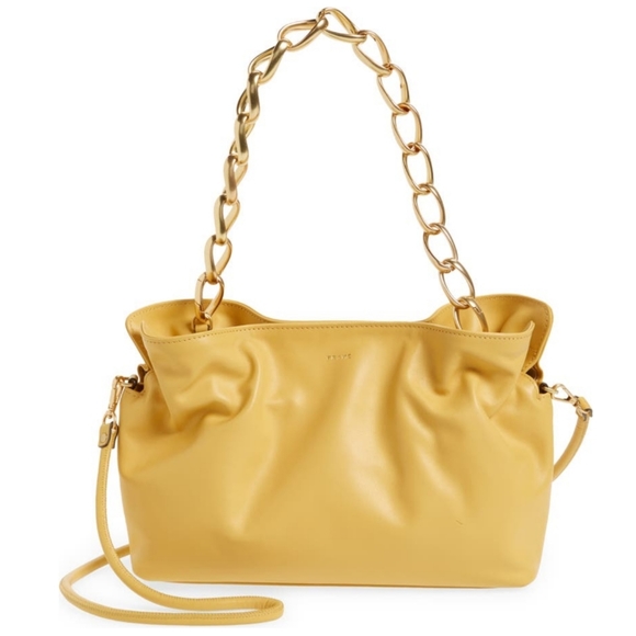 Frame Denim Handbags - NWT Frame Le Doux Leather Shoulder Bag, Size OS, Color Rattan